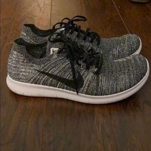 Nike Grey Free Run Flyknit. Never worn.